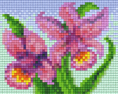 801340 Pixelhobby Klassik Set Lilien