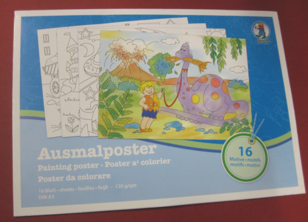 24460099 Ausmalposter für Jungs A3