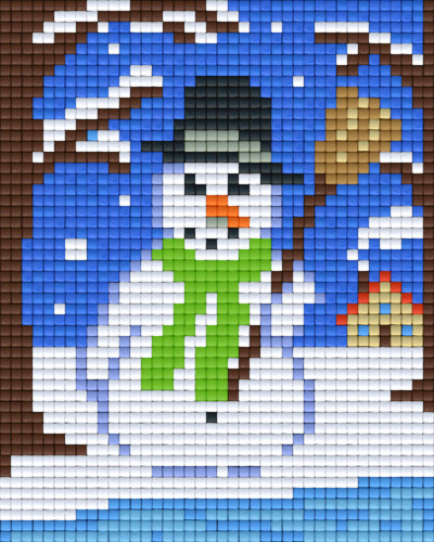 801392 Pixelhobby Klassik Set Schneemann 5