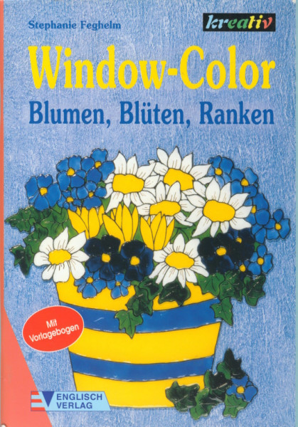 8981825 Window Color Buch Blumen Blüten Ranken