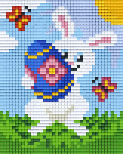 801398 Pixelhobby Klassik Set Hase mit Ei 2