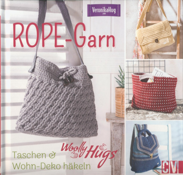 6554 Buch Rope-Garn Taschen und Wohndeko häkeln