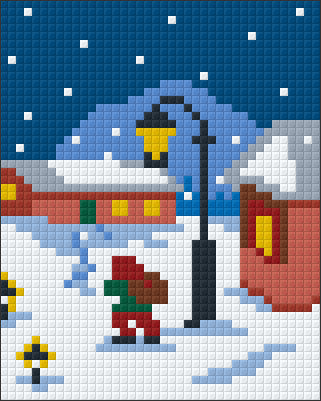 801109 Pixelhobby Klassik Set Winterlandschaft 1