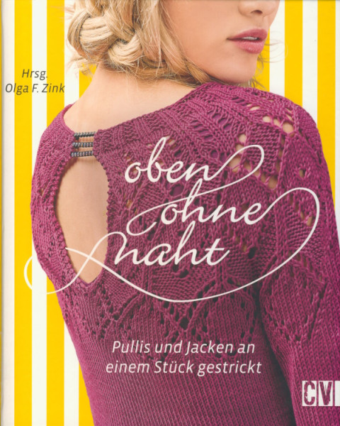 6544 Buch Pullis und Jacken an einem Stück gestrickt