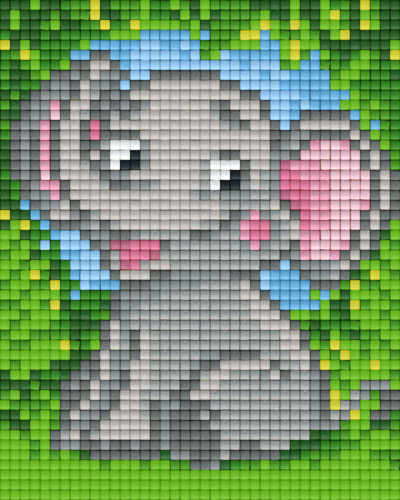 801356 Pixelhobby Klassik Set Elefant niedlich