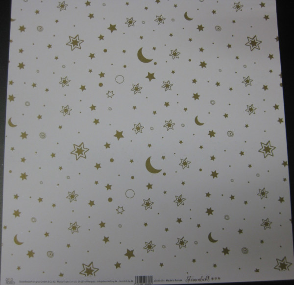 59500004 Scrapbook Papier Sternenlicht 4 30,5x30,5cm Vorderseite