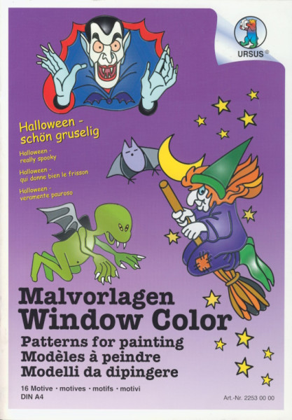 2253 Malvorlagen Window Color Halloween - schön gruselig