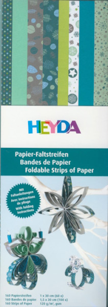 4875659 Heyda Papierstreifen türkis grün