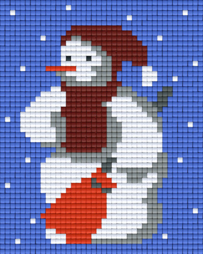 801105 Pixelhobby Klassik Set Schneemann 3