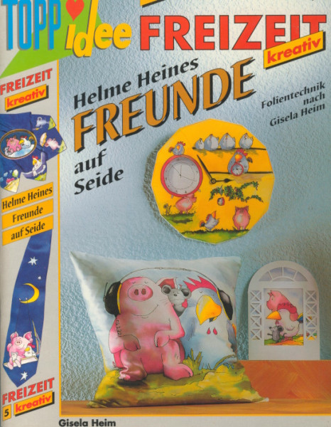 1815 Buch Helme Heines Freunde auf Seide