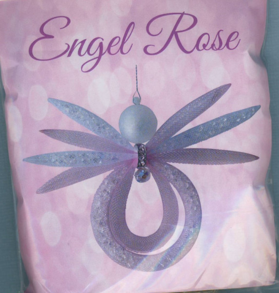 018802151 Acrylchatons Bastelset Engel Rose weiß-rose