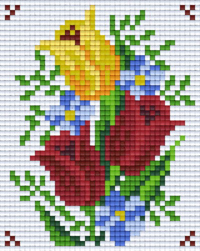 801078 Pixelhobby Klassik Set Blumenserie 8