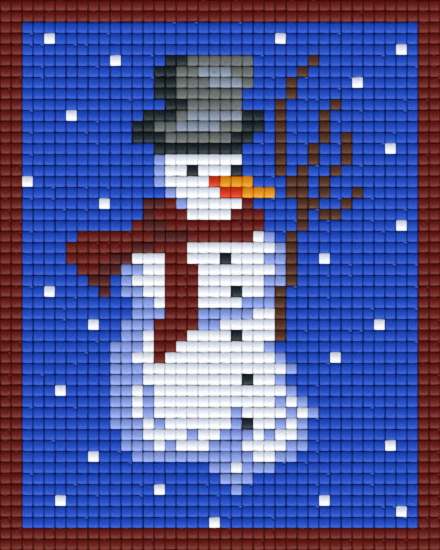 801096 Pixelhobby Klassik Set Schneemann 2