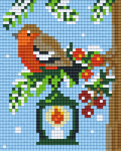 801389 Pixelhobby Klassik Set Vogel Laterne