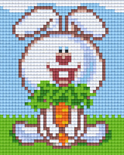 801344 Pixelhobby Klassik Set Hase mit Karotte