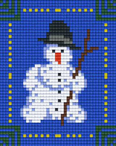 801095 Pixelhobby Klassik Set Schneemann 1