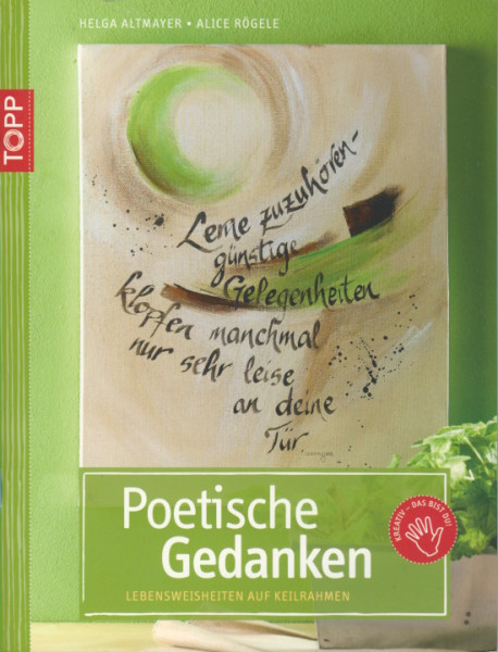 3984 Acryl Malbuch Poetische Gedanken