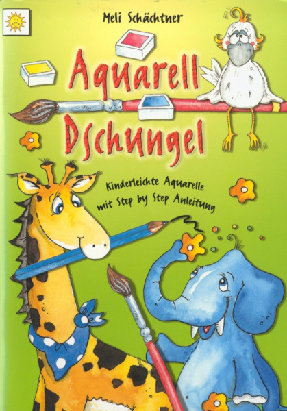 467729 Buch Aquarell Dschungel