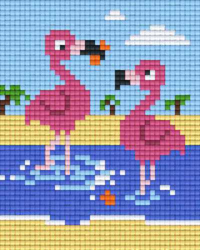 801341 Pixelhobby Klassik Set Flamingos 2
