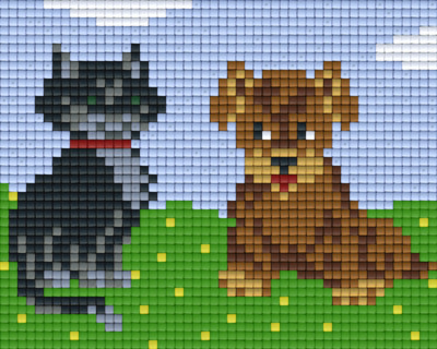 801103 Pixelhobby Klassik Set Hund und Katze