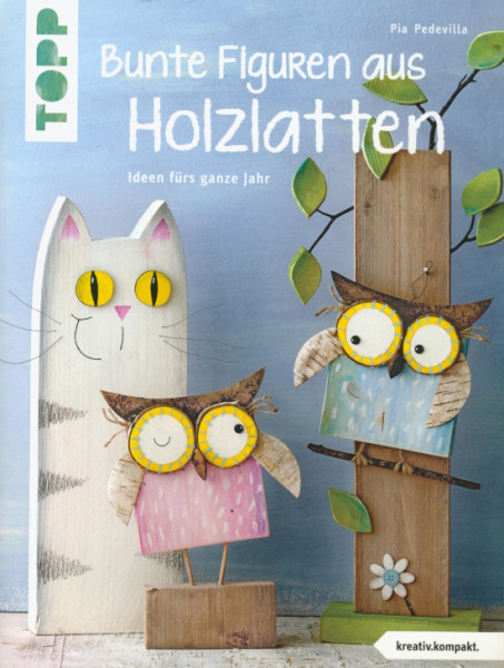 4211 Buch Bunte Figuren aus Holzlatten