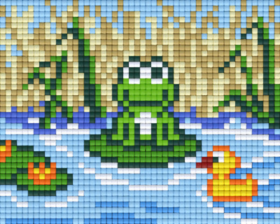 801265 Pixelhobby Klassik Set Frosch am Wasser