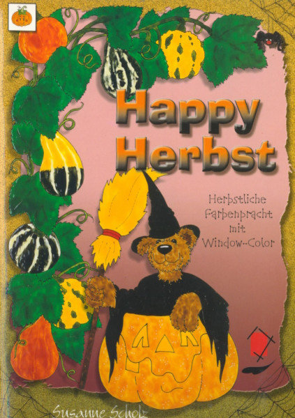 529728 Window Color Vorlagen Buch Happy Herbst