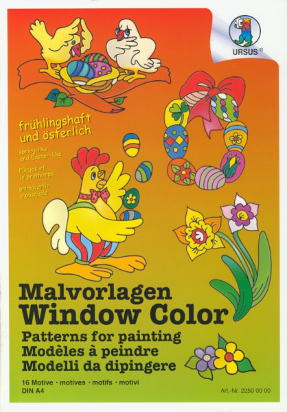 2250 Malvorlagen Window Color Ostern - frühlingshaft und österlich