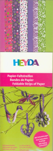 4875664 Heyda Papierstreifen pink lila