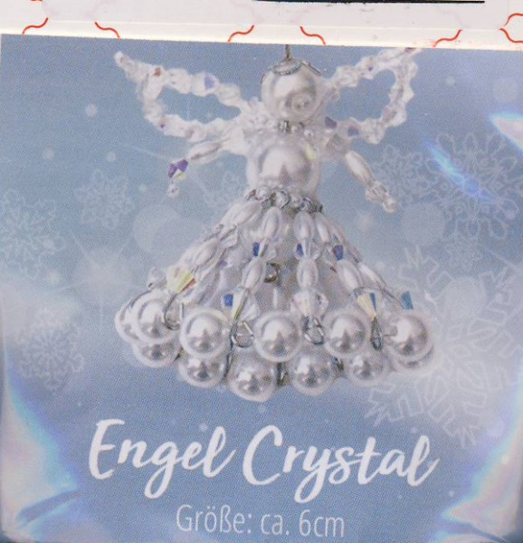 0180035 Perlen Bastelset Engel Crystal 6cm