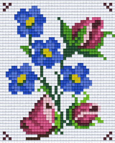 801079 Pixelhobby Klassik Set Blumenserie 9